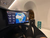 Traveller Socks compression socks worn on a long-haul flight