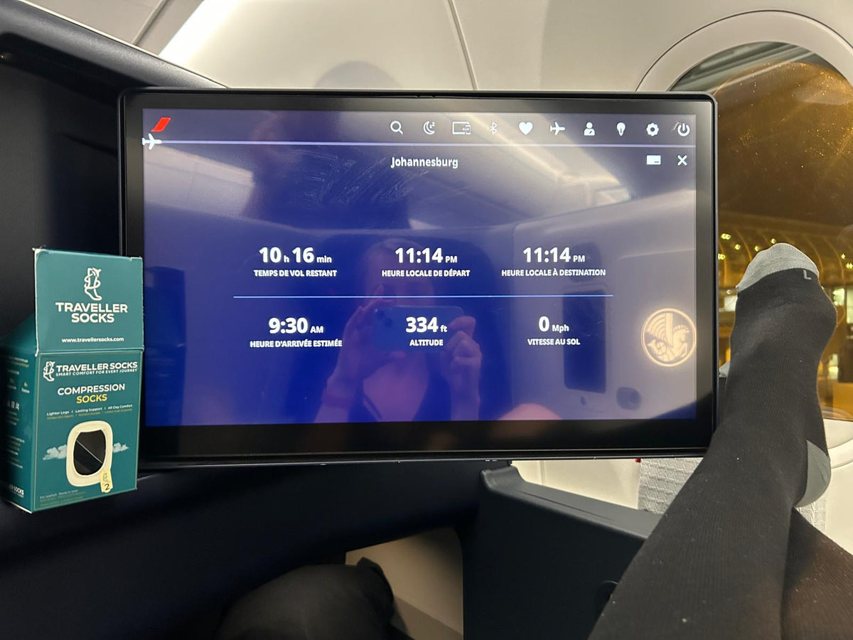 Quelles chaussettes pour prendre l’avion ?